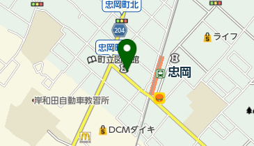 池田泉州銀行忠岡支店の地図画像