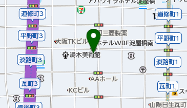 北陸銀行大阪支店 大阪市中央区 その他銀行 地方 外国銀行 541 0046 の地図 アクセス 地点情報 Navitime