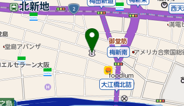 尼崎信用金庫梅田支店の地図画像