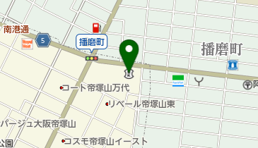 大阪厚生信用金庫西田辺支店の地図画像