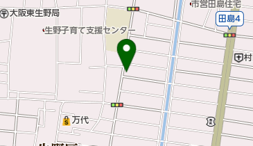 大阪シティ信用金庫生野南支店の地図画像