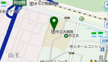 大阪シティ信用金庫公立大病院出張所の地図画像