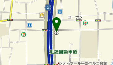 大阪シティ信用金庫長吉支店の地図画像