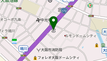 大阪シティ信用金庫西支店の地図画像