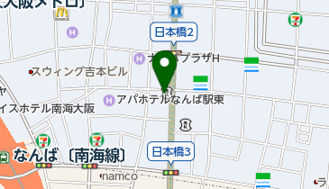 大阪シティ信用金庫日本橋支店の地図画像