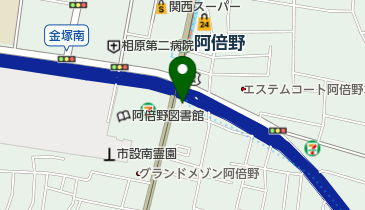 大阪商工信用金庫阿倍野支店の地図画像