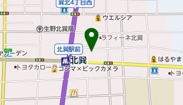 大阪商工信用金庫生野支店の地図画像