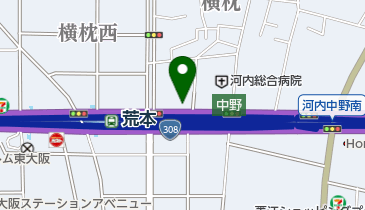 大阪信用金庫荒本支店の地図画像