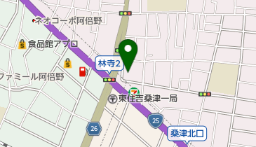 大阪信用金庫生野支店の地図画像