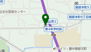 大阪信用金庫豊中支店の地図画像