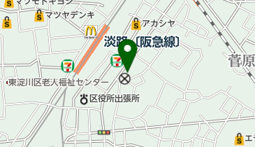 北おおさか信用金庫淡路支店の地図画像