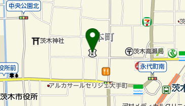 北おおさか信用金庫茨木支店の地図画像