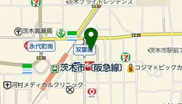 北おおさか信用金庫茨木東支店の地図画像