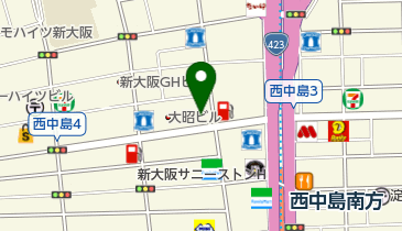 北おおさか信用金庫新大阪駅前支店の地図画像