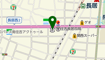 北おおさか信用金庫長居支店の地図画像