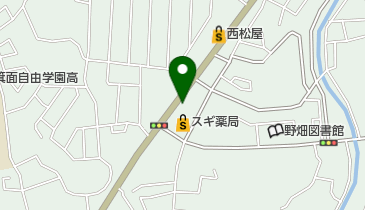 北おおさか信用金庫桜井谷支店の地図画像