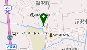 北おおさか信用金庫深沢支店の地図画像