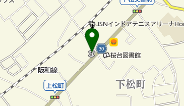 大阪信用金庫しもまつ支店の地図画像