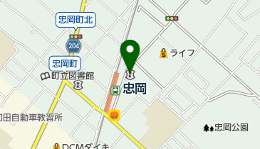 大阪信用金庫忠岡支店の地図画像