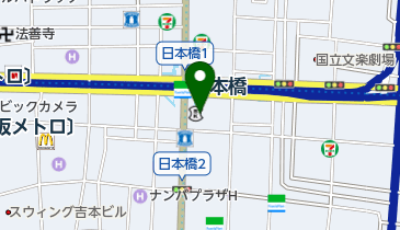 大阪商工信用金庫日本橋支店の地図画像