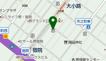 大阪厚生信用金庫堺支店の地図画像