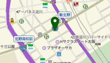 播州信用金庫淀川支店の地図画像