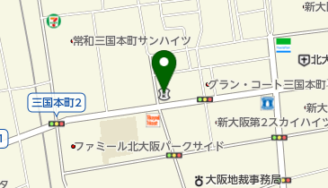 北おおさか信用金庫三国支店の地図画像