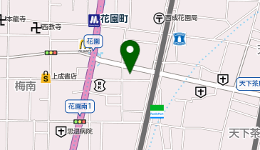 大阪信用金庫花園支店の地図画像