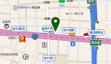 永和信用金庫梅田支店の地図画像