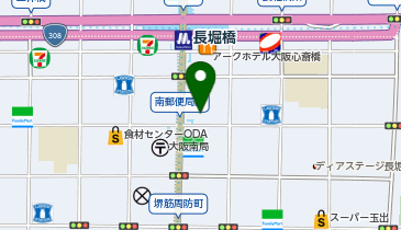 大阪厚生信用金庫本店の地図画像