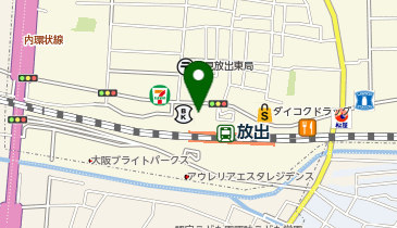 大阪信用金庫はなてん支店の地図画像