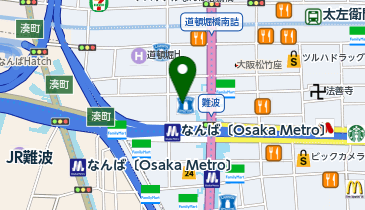 大阪信用金庫難波支店の地図画像