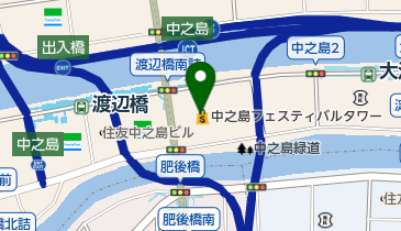 三菱UFJ銀行中之島支店の地図画像