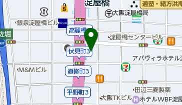 三菱UFJ銀行大阪営業部の地図画像