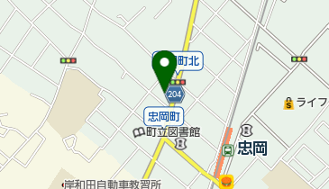 JAいずみの忠岡支店の地図画像