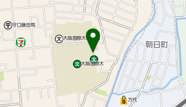 私立大阪国際大学守口キャンパスの地図画像