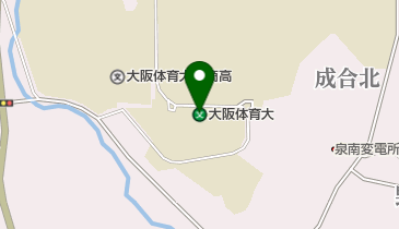 私立大阪体育大学の地図画像