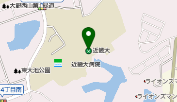 私立近畿大学医学部の地図画像