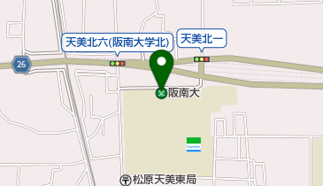私立阪南大学の地図画像