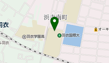 私立羽衣国際大学の地図画像