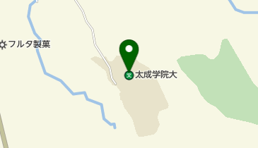 私立太成学院大学の地図画像