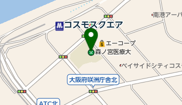 私立森ノ宮医療大学の地図画像