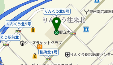 大阪公立大学りんくうキャンパスの地図画像