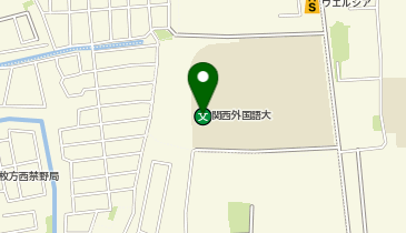 私立関西外国語大学御殿山キャンパス・グローバルタウンの地図画像