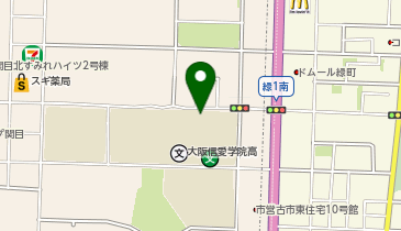 私立大阪信愛学院大学城東学舎の地図画像