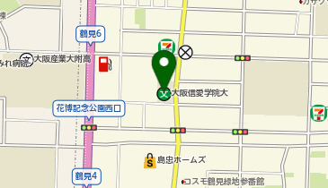 私立大阪信愛学院大学鶴見学舎の地図画像