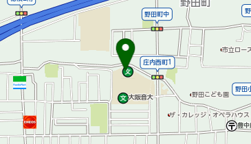 私立大阪音楽大学短期大学部の地図画像