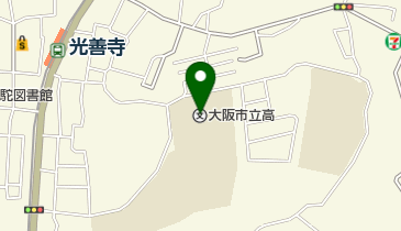 大阪府立いちりつ高校の地図画像