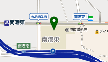 大阪府立港南造形高校の地図画像