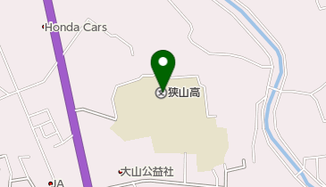 大阪府立狭山高校の地図画像